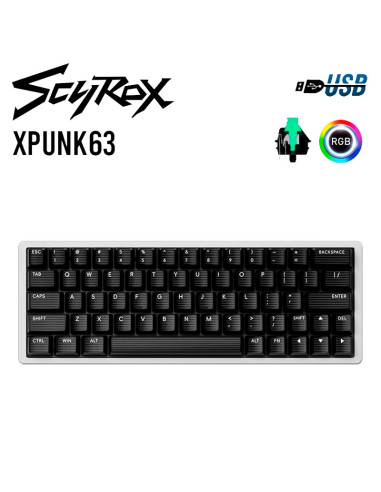 TECLADO MAGNETICO SCYROX XPUNK63 ( XPUNK63 )...