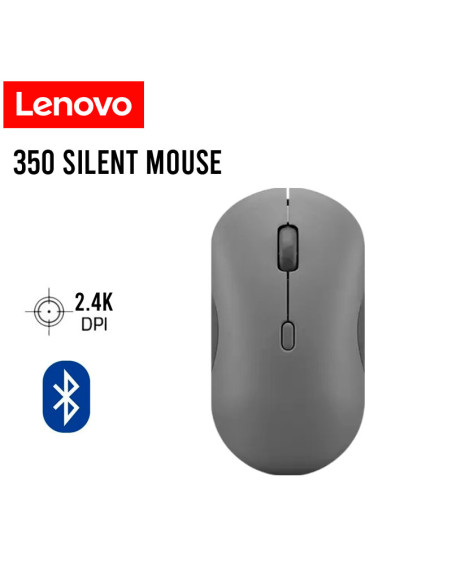 MOUSE LENOVO 350 BLUETOOTH SILET MOUSE (GY51S61906) LUNA GREY