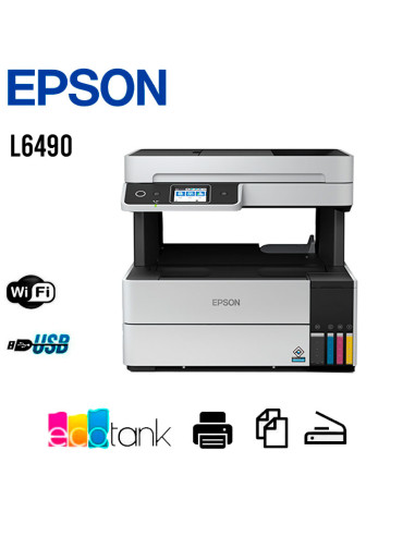 IMPRESORA EPSON MULTIFUNCIONAL ECOTANK L6490...
