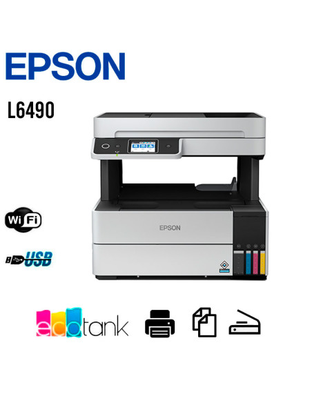 IMPRESORA EPSON MULTIFUNCIONAL ECOTANK L6490 WIFI DUPLEX