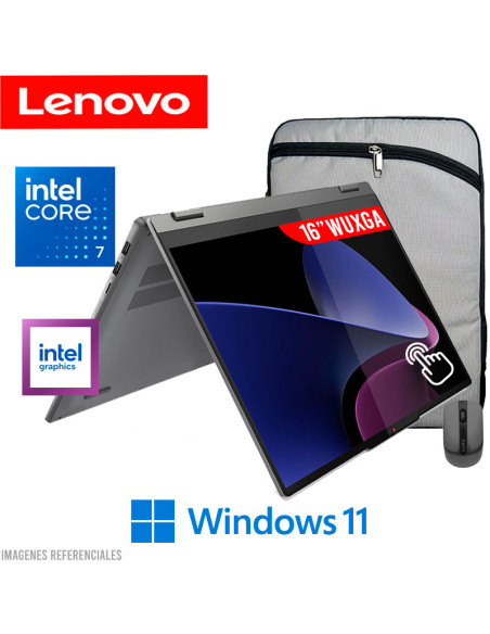 LAPTOP LENOVO IDEAPAD 5 2-IN-1 16IRU9 INTEL CORE 7 150U 16GB 1TB SSD 16" WUXGA IPS TACTIL WINDOWS 11 (83DU000CUS)