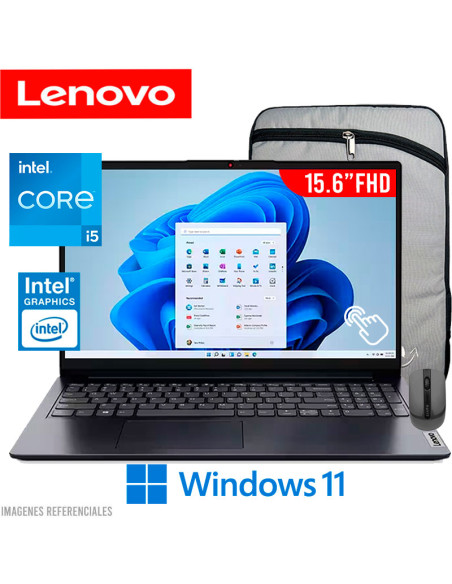 LAPTOP LENOVO 1 15IRU7 INTEL CORE I5-1335U 8GB 256GB SSD 15.6" FHD TACTIL WINDOWS 11 (83B40006US)