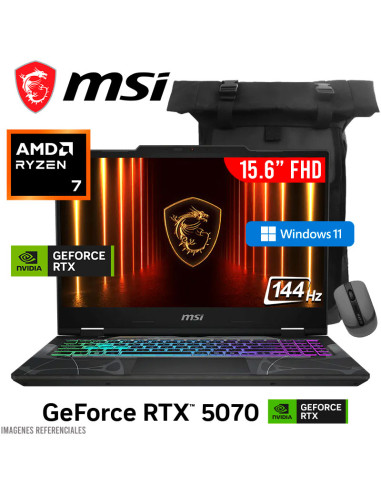 LAPTOP GAMER MSI CYBORG A15 AI B2HWGKG-254US...