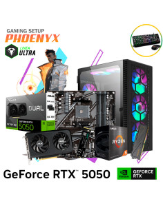 SETUP GAMER PHOENYX RYZEN 5-5500 16GB 512GB SSD GEFORCE...