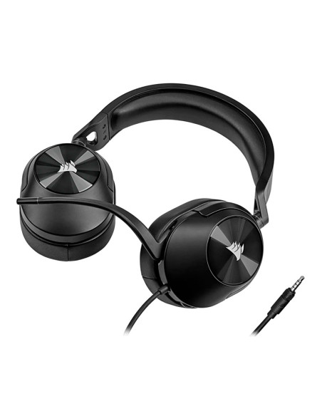 AUDIFONO GAMER CORSAIR HS55 CARBON SURROUND 7.1 (CA-9011389-WW) OMNIDIRECCIONAL|PS5-XBOX-PC-MAC