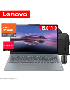 LAPTOP LENOVO SLIM 3 15AMN8 RYZEN 5-7520U 8GB DDR5 512GB...
