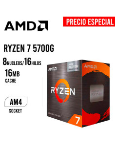 PROCESADOR AMD RYZEN 7 5700G 3.8GHZ - 16MB (...