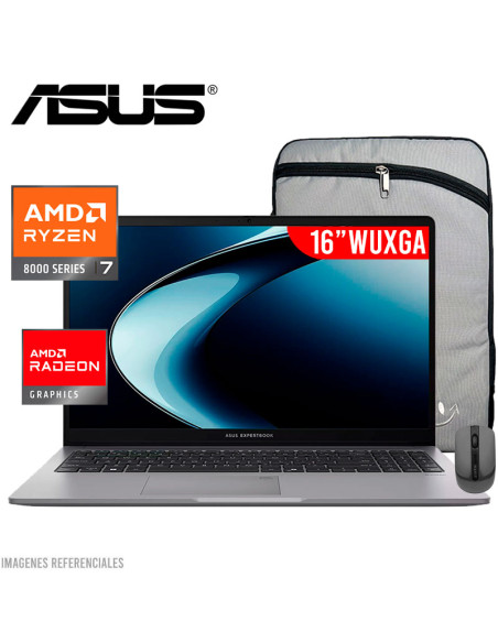 LAPTOP ASUS EXPERTBOOK PM3606CHAP-MB0179 RYZEN 7-8840HS 16GB 512GB SSD 16" WUXGA FREEDOS (90NX09T1-M00680)