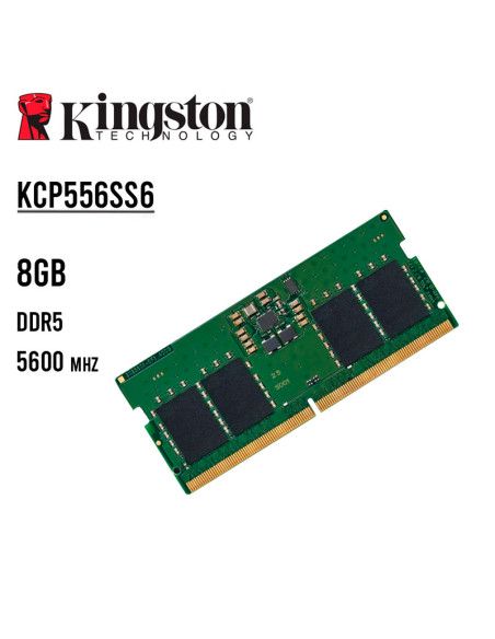 MEMORIA SODIMM KINGSTON 8GB/5600MHZ ( KCP556SS6-8 ) DDR5