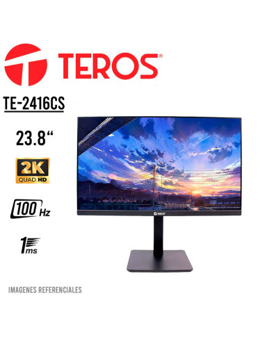 MONITOR TEROS TE-2416CS 23.8 QHD IPS 100HZ 1MS...