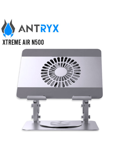 COOLER PARA LAPTOP ANTRYX XTREME AIR N500 (ACP-N500S) ROTACION 360| SILVER