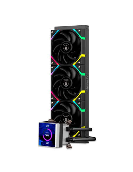 SISTEMA DE ENFRIAMIENTO LIQUIDO ANTRYX TRITON VISION XT360 ( AWC-TVXT360K ) LCD 3.4" | LED-ARGB