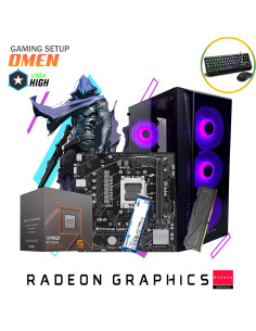 SETUP GAMER OMEN RYZEN 5 8500G 16GB 500GB + KIT RAPTOR