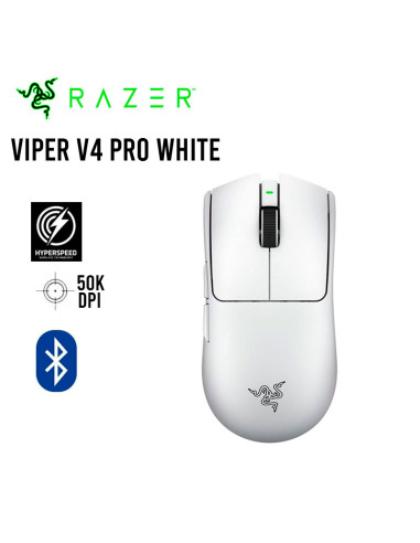 MOUSE GAMER RAZER VIPER V4 PRO WHITE...