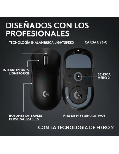 MOUSE GAMER LOGITECH PRO X SUPERLIGHT 2C SE (...