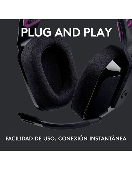 AURICULAR LOGITECH G535 LIGHTSPEED ( 981-000971 ) INALAMBRICO | NEGRO