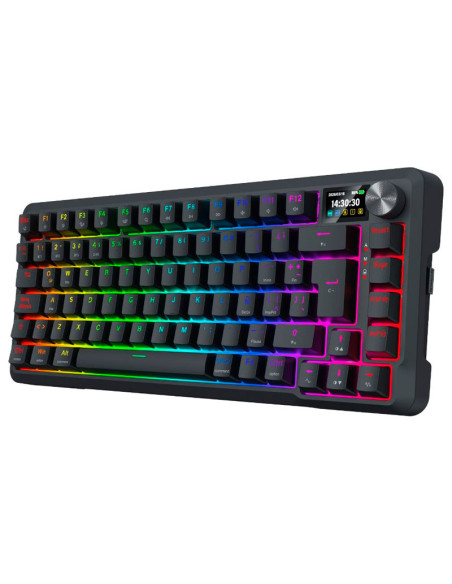 TECLADO GAMER REDRAGON UCAL LCD PRO (K724RGB-PRO SP) WIRELESS/ BT| SWITCH YORLK LINEAR| LED-RGB