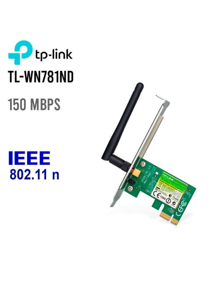 TARJETA DE RED INALAMBRICO TP-LINK 150MBPS ( TL-WN781ND )