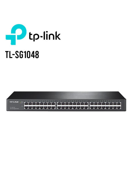 SWITCH TP-LINK (TL-SG1048) 48 PUERTOS | 10/100/1000 MBPS