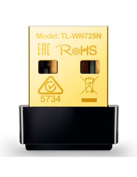 ADAPTADOR DE RED TP-LINK USB NANO ( TL-WN725N ) INALAMBRICO 150MBPS