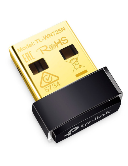 ADAPTADOR DE RED TP-LINK USB NANO ( TL-WN725N ) INALAMBRICO 150MBPS
