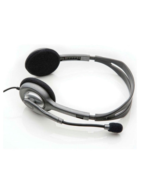 AUDIFONO CON MICROFONO LOGITECH H111 SILVER (981-000612)