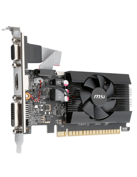 TARJETA DE VIDEO MSI GEFORCE GT 710 2GB DDR3 GT 710 2GD3 LP  64 BIT