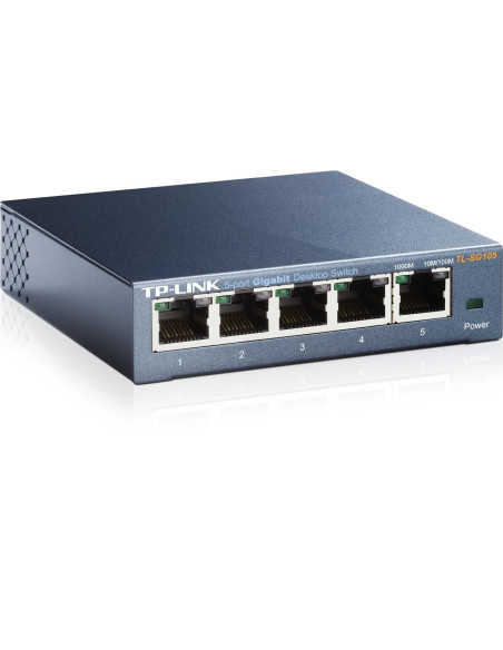 SWITCH TP-LINK 5 PUERTOS TL-SG105 10/100/1000MBPS METALICO
