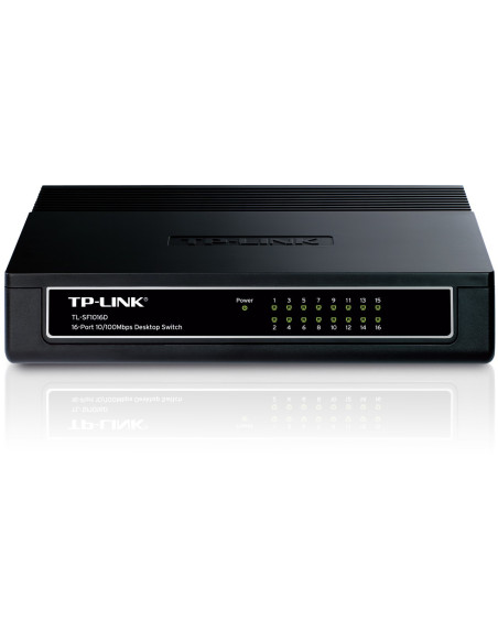 SWITCH TP-LINK TL-SF1016D 16 PUERTOS 10/100MBPS