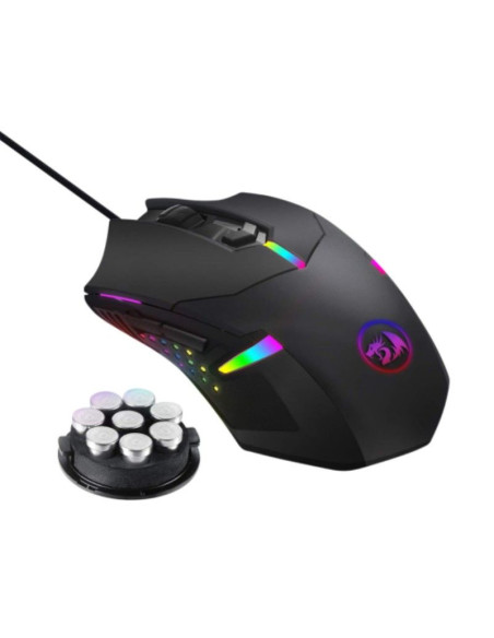 MOUSE GAMER REDRAGON CENTROPHORUS 2 BLACK ( M601-RGB ) 7200 DPI | LED-RGB