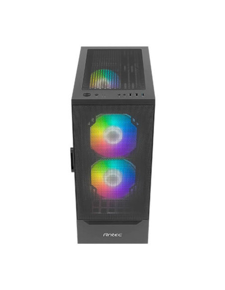 CASE GAMER ANTEC NX410 BLACK ( 0-761345-81041-8 ) S/FUENTE | VIDRIO TEMPLADO | 3 LED-ARGB