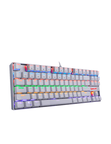 TECLADO GAMER REDRAGON KUMARA WHITE ( K552W-KR...