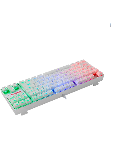 TECLADO GAMER REDRAGON KUMARA WHITE ( K552W-KR...
