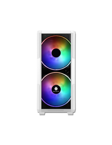 CASE ANTRYX FX CRUISER WHITE MESH  ( AC-FX573W ) | VIDRIO TEMPLADO | 3 FAN ARGB