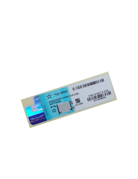 LICENCIA MICROSOFT WINDOWS 10 PRO 64 BITS OEM / STICKER