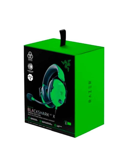 AUDIFONO GAMER RAZER BLACKSHARK V2 X 7.1 GREEN RZ04-03240600-R3U1
