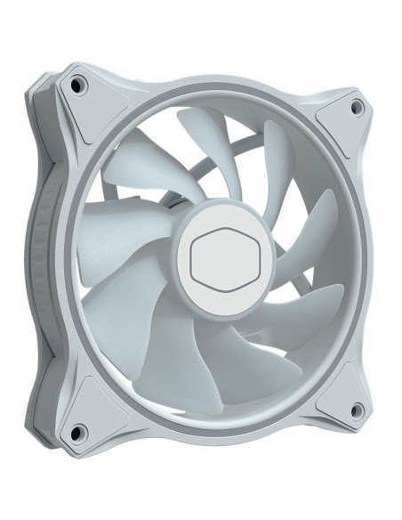 COOLER CASE COOLER MASTER MASTERFAN MF120 HALO WHITE ( MFL-B2DW-18NPA-R1 ) 120MM | LED-RGB