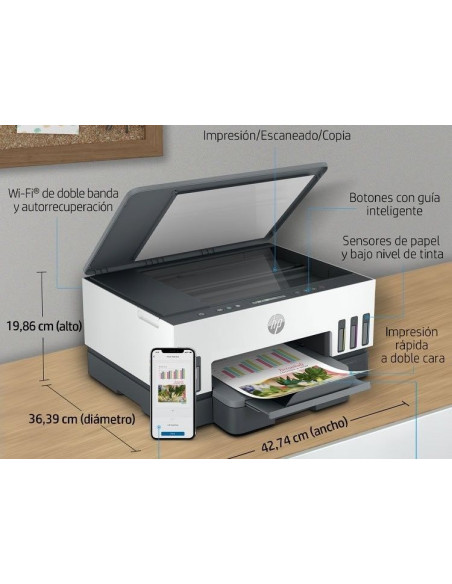 IMPRESORA HP SMART TANK 720 ( 6UU46A-AKY ) MULTIFUNCIONAL | WIFI
