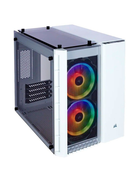 CASE CORSAIR CRYSTAL 280X WHITE ( CC-9011137-WW ) SIN FUENTE | VIDRIO TEMPLADO | LED-RGB