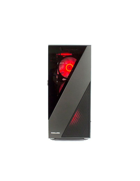 CASE GAMER HALION WARRIOR ( HA-CT660 ) SIN FUENTE | VIDRIO TEMPLADO | LED-RGB
