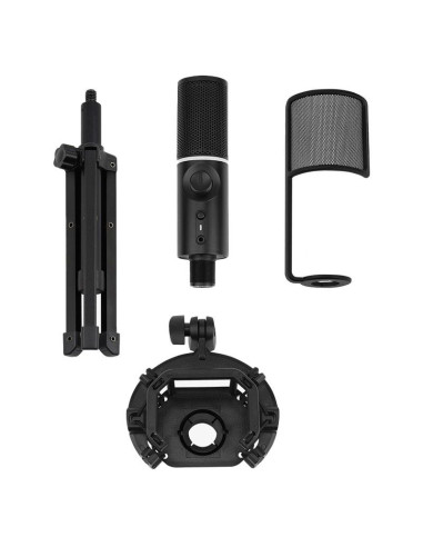 MICROFONO STREAMPLIFY MIC-48-RGB-TP-BK SOPORTE...
