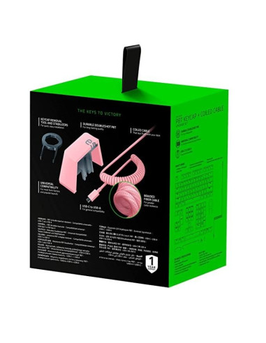 SET DE TECLAS RAZER PBT KEYCAP + CABLE EN...