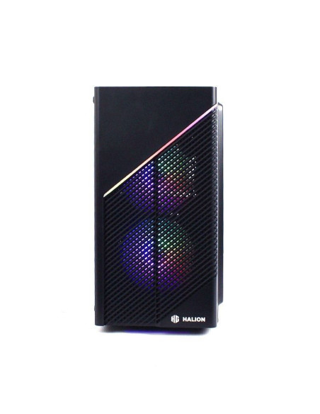 CASE HALION STAR M5 ( STAR M5 ) 500W | VIDRIO TEMPLADO | LED-RGB