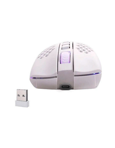 MOUSE GAMER REDRAGON STORM PRO ( M808W-KS ) LED RGB | WIRELESS | USB | 16000 DPI | WHITE