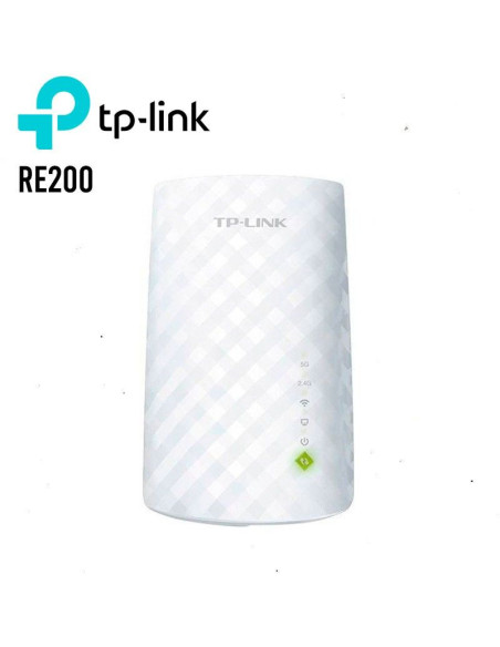 REPETIDOR TP LINK RE200 AC750 DOBLE BANDA WIFI RANGE EXTENDER