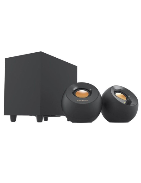 PARLANTE CREATIVE PEBBLE PLUS 2.1 USB BLACK (51MF0480AA000)