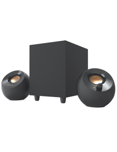 PARLANTE CREATIVE PEBBLE PLUS 2.1 USB BLACK...