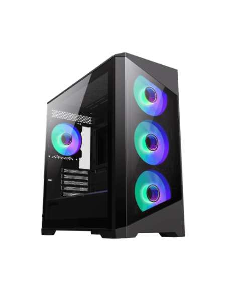CASE GAMER GAMEMAX DESTROYER TGB BLACK ( DESTROYER TGB BK ) VP600W 80 PLUS BRONZE | 4 LED-ARGB