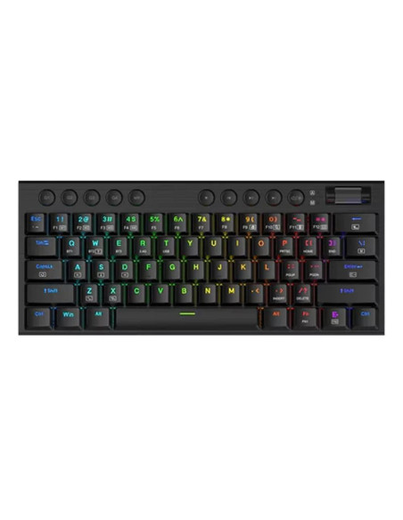 TECLADO GAMER REDRAGON HORUS MINI PRO ( K632RGB-PRO RED ) SWITCH RED | WIRELESS - BT | LED-RGB