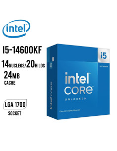 PROCESADOR INTEL CORE I5 14600KF 3.5 GHZ 24MB LGA 1700...